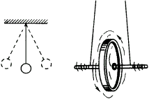 如图所示,单摆在竖直平面内左右摆动,滚摆在竖直平面内上下往复运动.