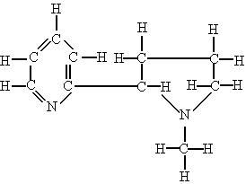 尼古丁的分子结构如图所示 那么尼古丁的化学式为.