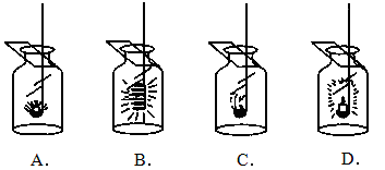 20某同学在做物质在氧气中燃烧的实验如图所示其中不合理的是
