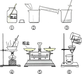 某化学兴趣小组的同学做粗盐(含有难溶性杂质)提纯,并