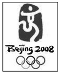 下面是2008年北京奥运会的会徽,请你从构图,含义两方面作简要说明.