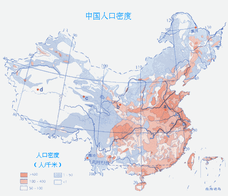 中国人口分布图_非洲人口分布图