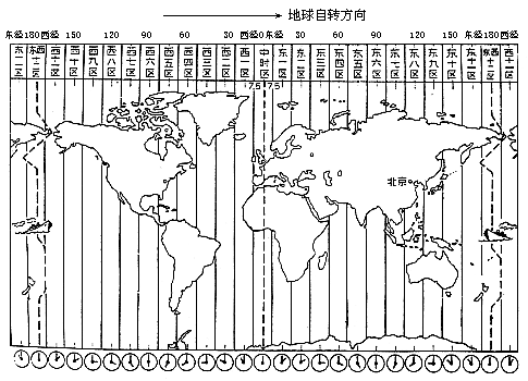 高清时区图