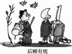 下面漫画启示我们 a.人口增长很难与资源环境相适应 b.