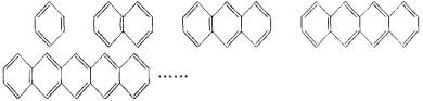 8.下面是苯和一组稠环芳香烃的结构简式
