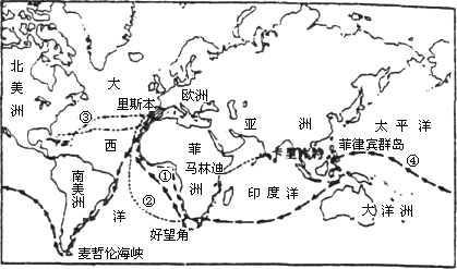 欧洲通过新航路开辟与下列地区联系的先后顺序是