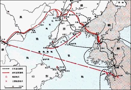 甲午战争中日本人口_甲午中日战争日本地图(2)