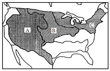 读"美国农业地域类型图.