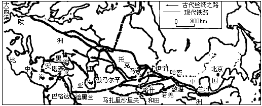 大陆桥是一个形象化的名称.它的科学定义应是:铁路为主体.公路.航空.