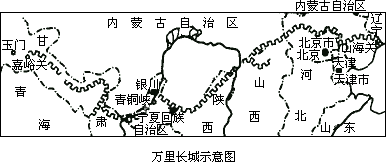 长城是我国古代军事防御体系中最大的工程建筑.也是的