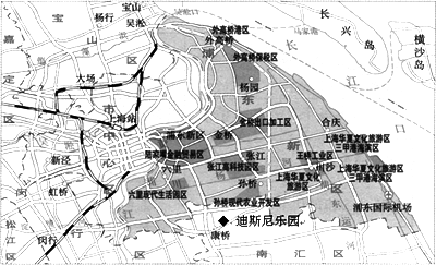 2011年4月8日,上海迪斯尼项目在浦东新区川沙新镇正式开工建设,占地