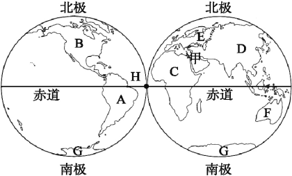 西半球图