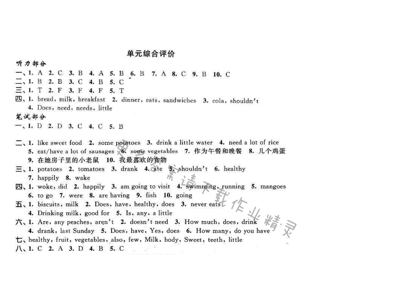 2016年优学有道绿色互动空间六年级英语下册江苏版 Unit 3 单元综合评价