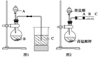 已知常温下浓盐酸与高锰酸钾能反应生成氯气