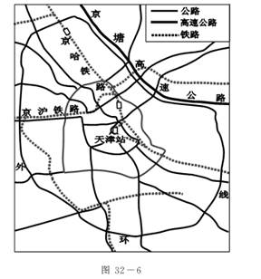 天津市三环地图图片