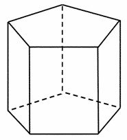 五棱柱怎么画立体图图片