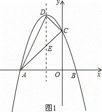 如图抛物线yax2bxc的开口向下与x轴交于点a﹣30和点b10与y轴交于点c