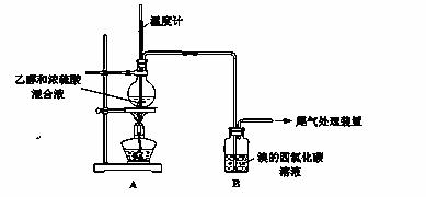 实验室制乙烯时.产生的气体能使br2 的四氯化碳溶液褪色.甲.