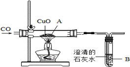 某同学设计如图所示的实验装置,进行一氧化碳还原氧化铜的实验.