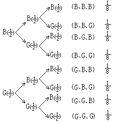 树状图法求概率题目图片