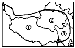 1,青藏地区的范围,包括Ⅰ 自治区,Ⅱ 省,Ⅲ 省西部,这里我国少数民族