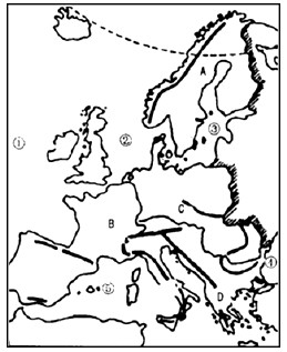 欧洲的地形图简笔画图片