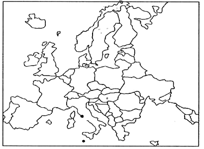欧洲地图 简易图片
