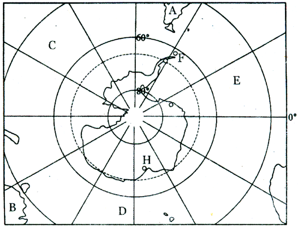 d 洋e 洋f 站h 站(2 )南极洲有哪些世界之最? 题目