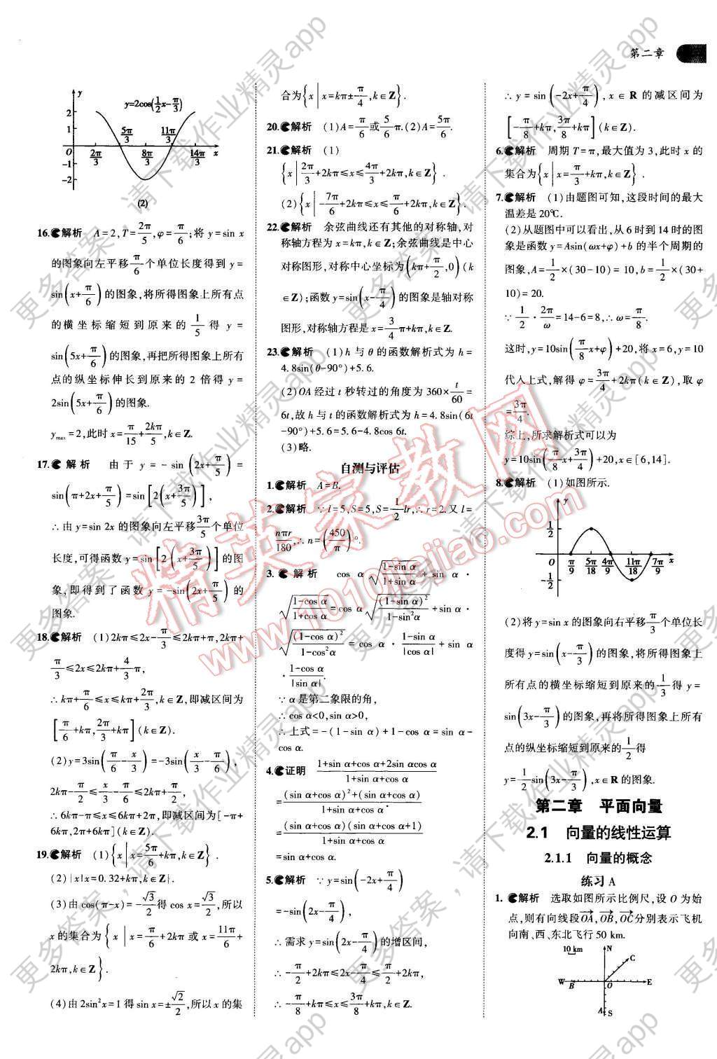 2015年课本高中数学必修4人教b版