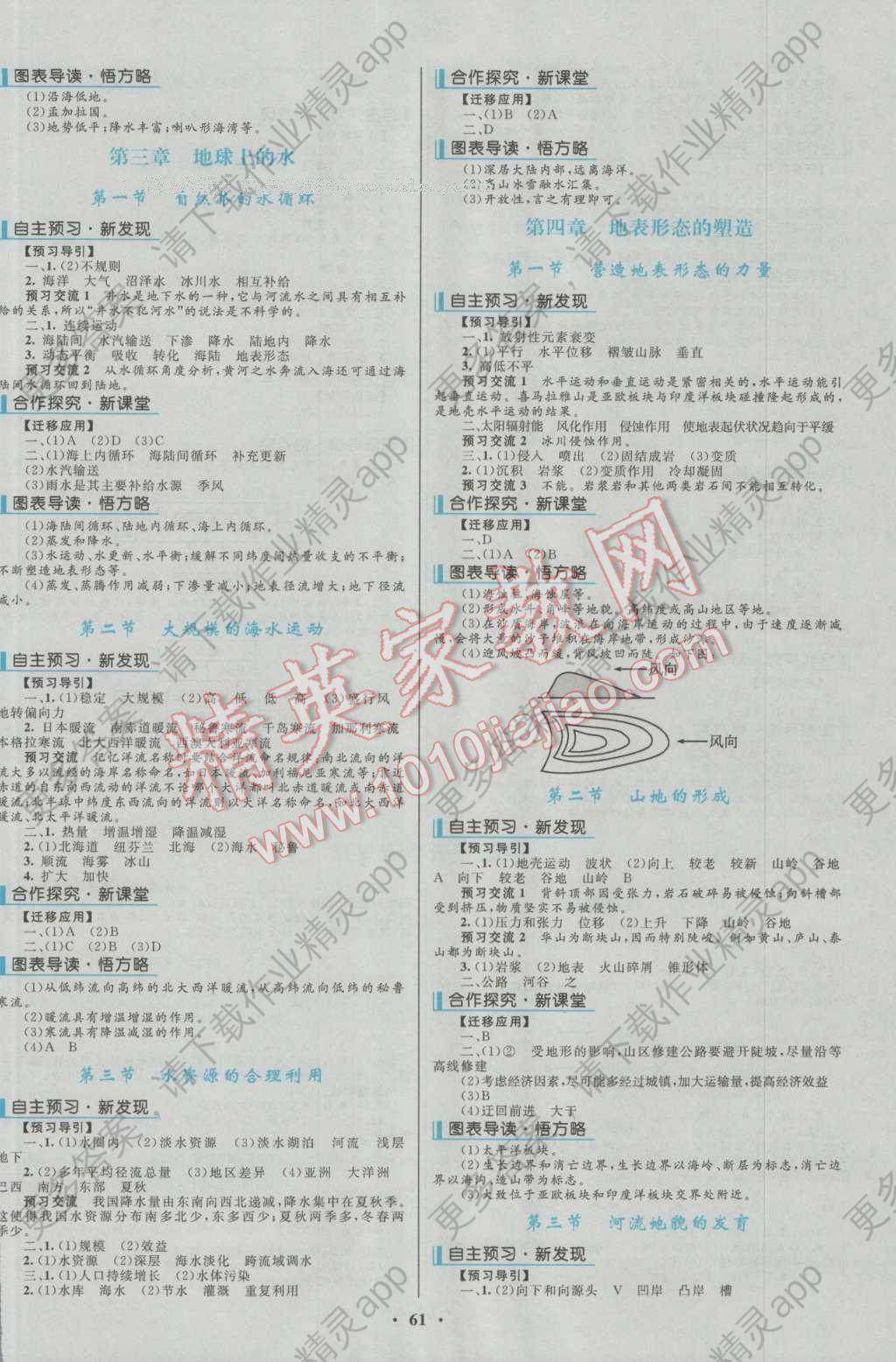 初一地理南方新课堂答案上册世界人口