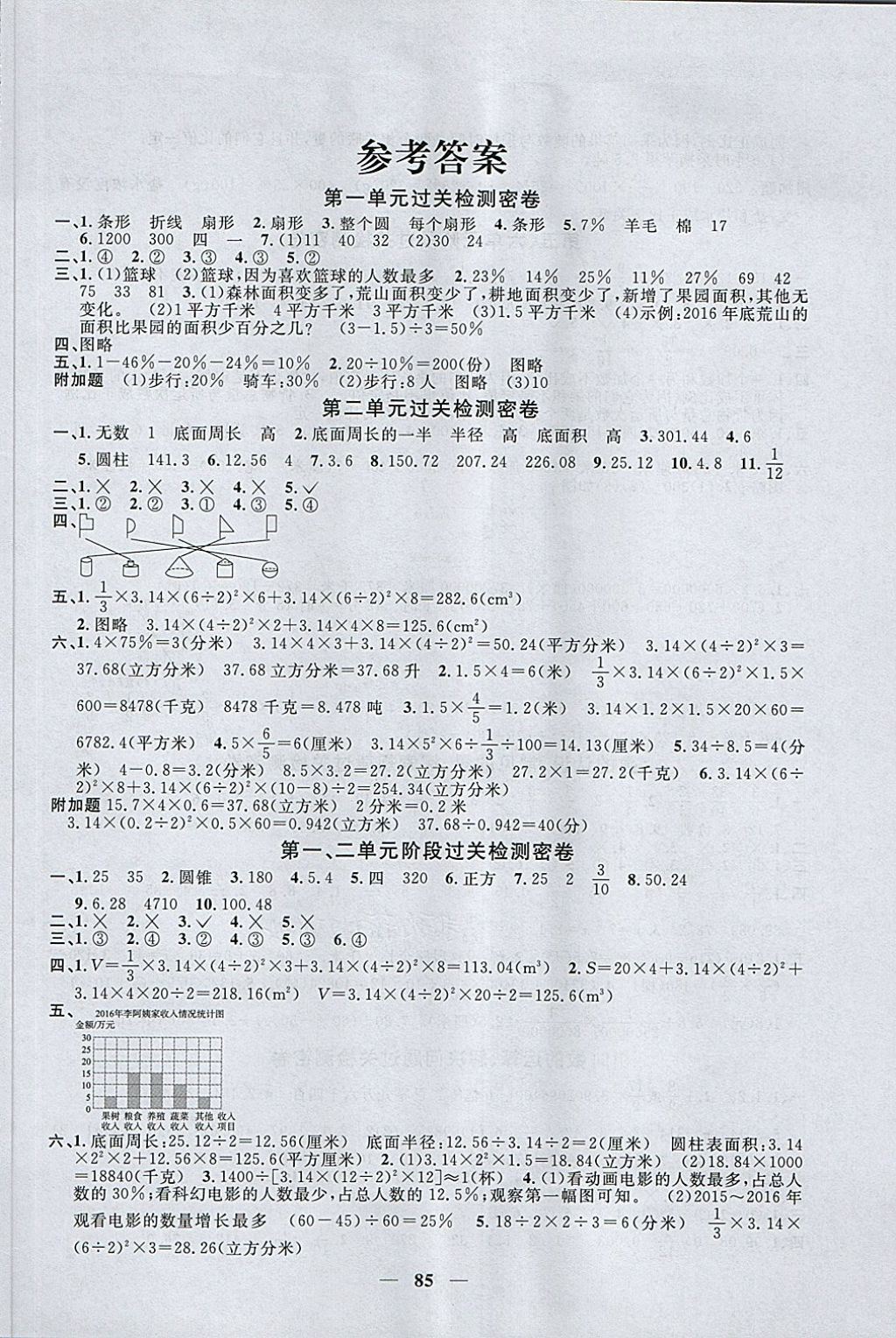 2018年一线名师全优好卷六年级数学下册苏教版答案精英家教网