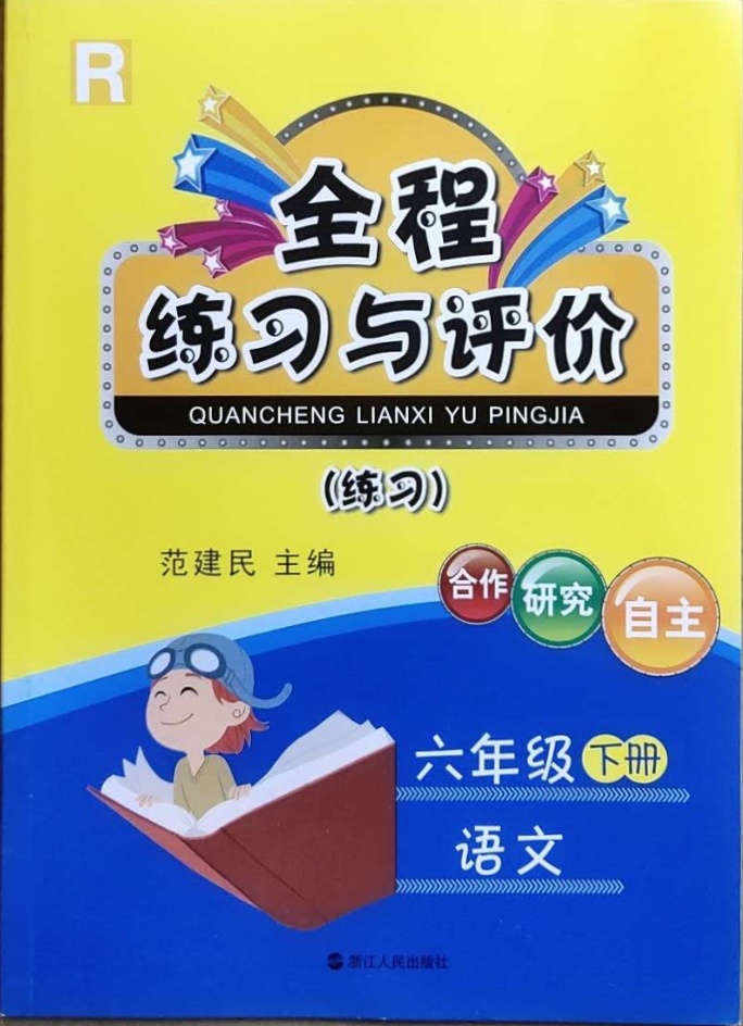 2021年全程练习与评价六年级语文下册人教版