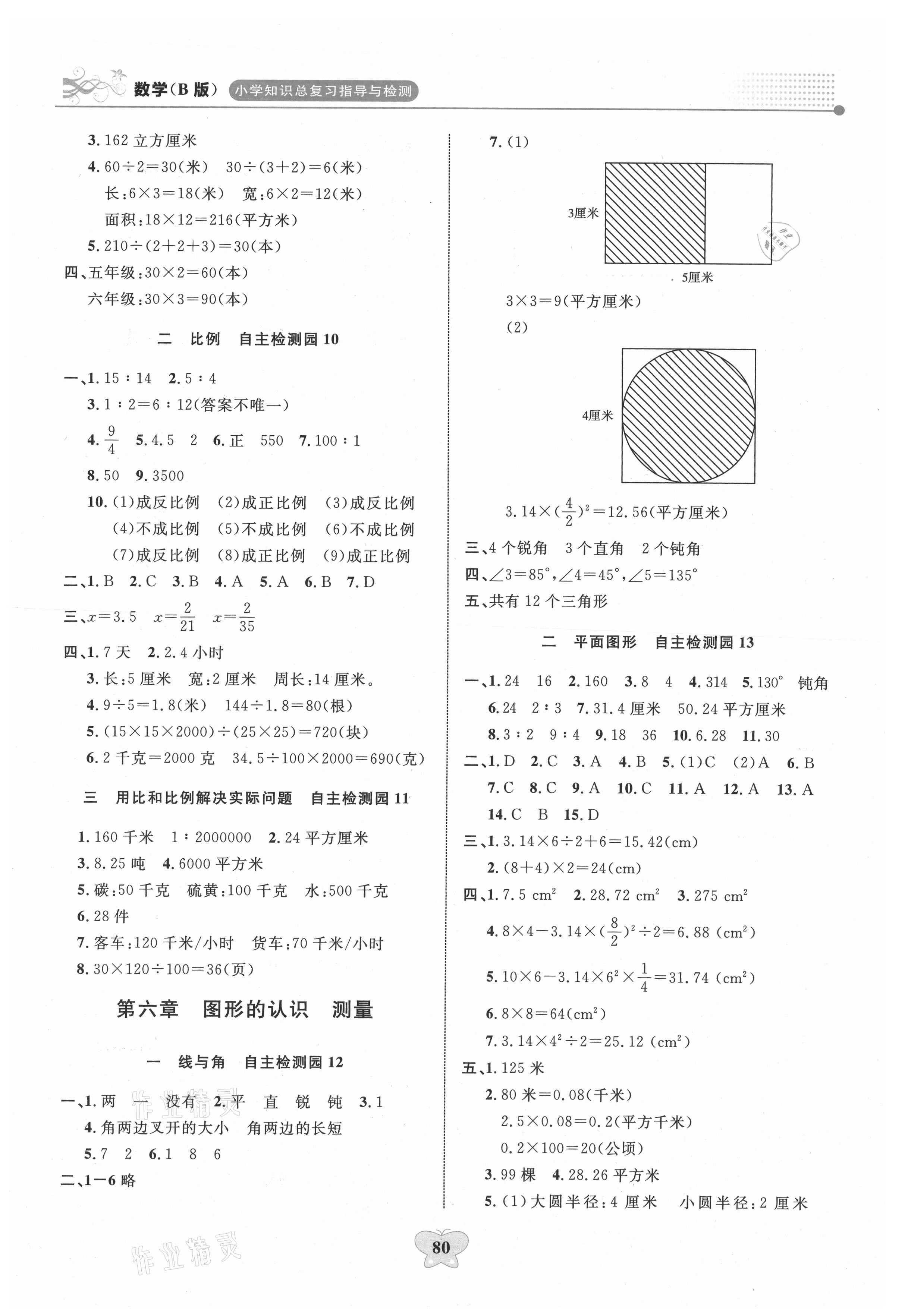 2021年大显身手小学知识总复习指导与检测数学B版&nbsp;第4页