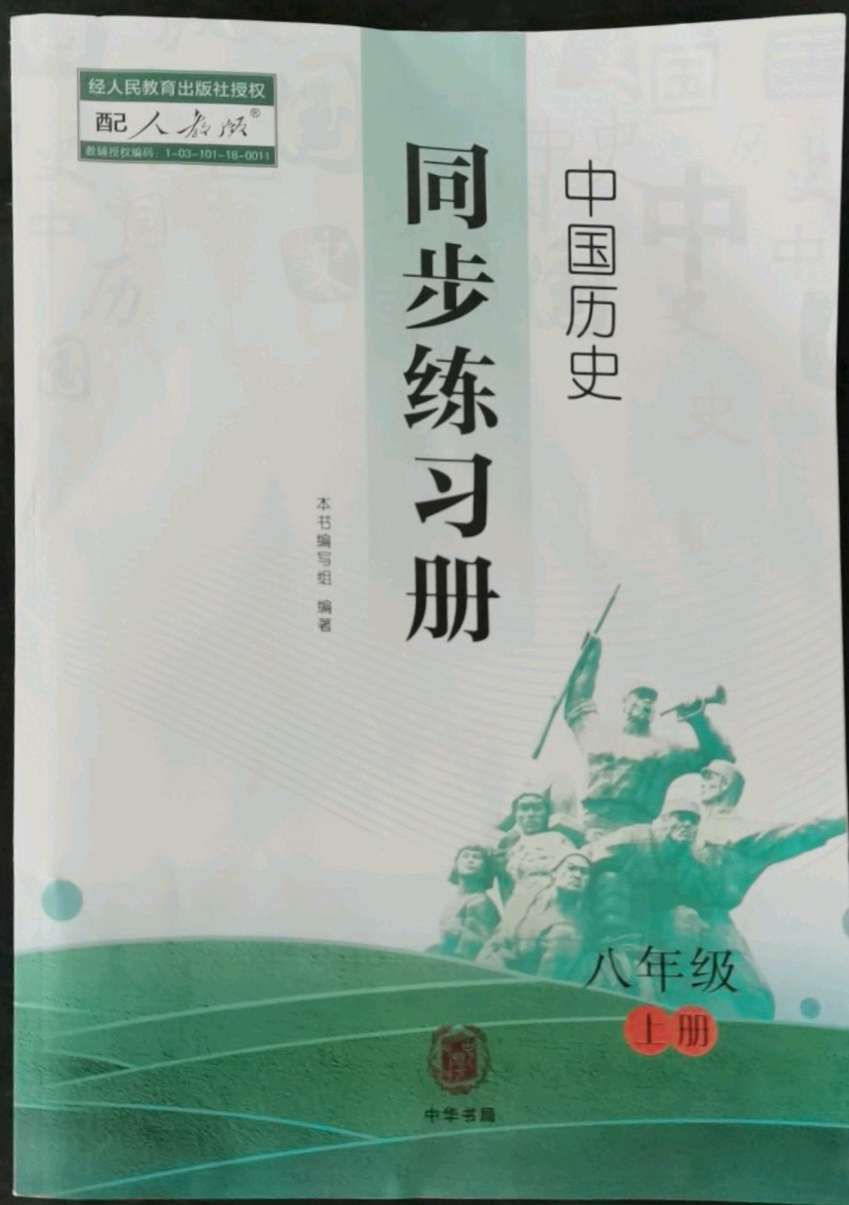 云南省中国历史同步练习册七年级下册人教版全部答案