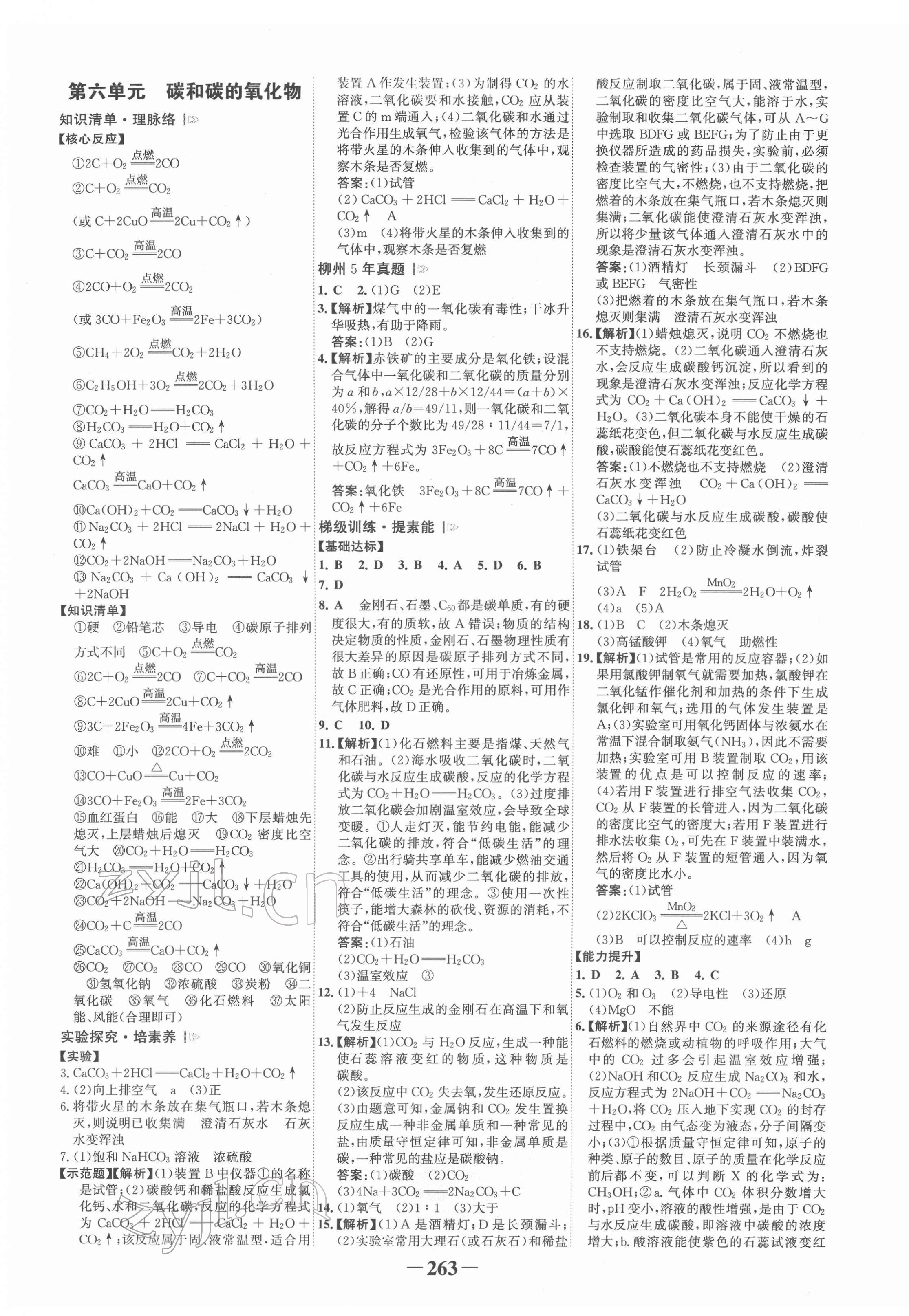 2022年世纪金榜初中全程复习方略化学人教版柳州专版&nbsp;第11页