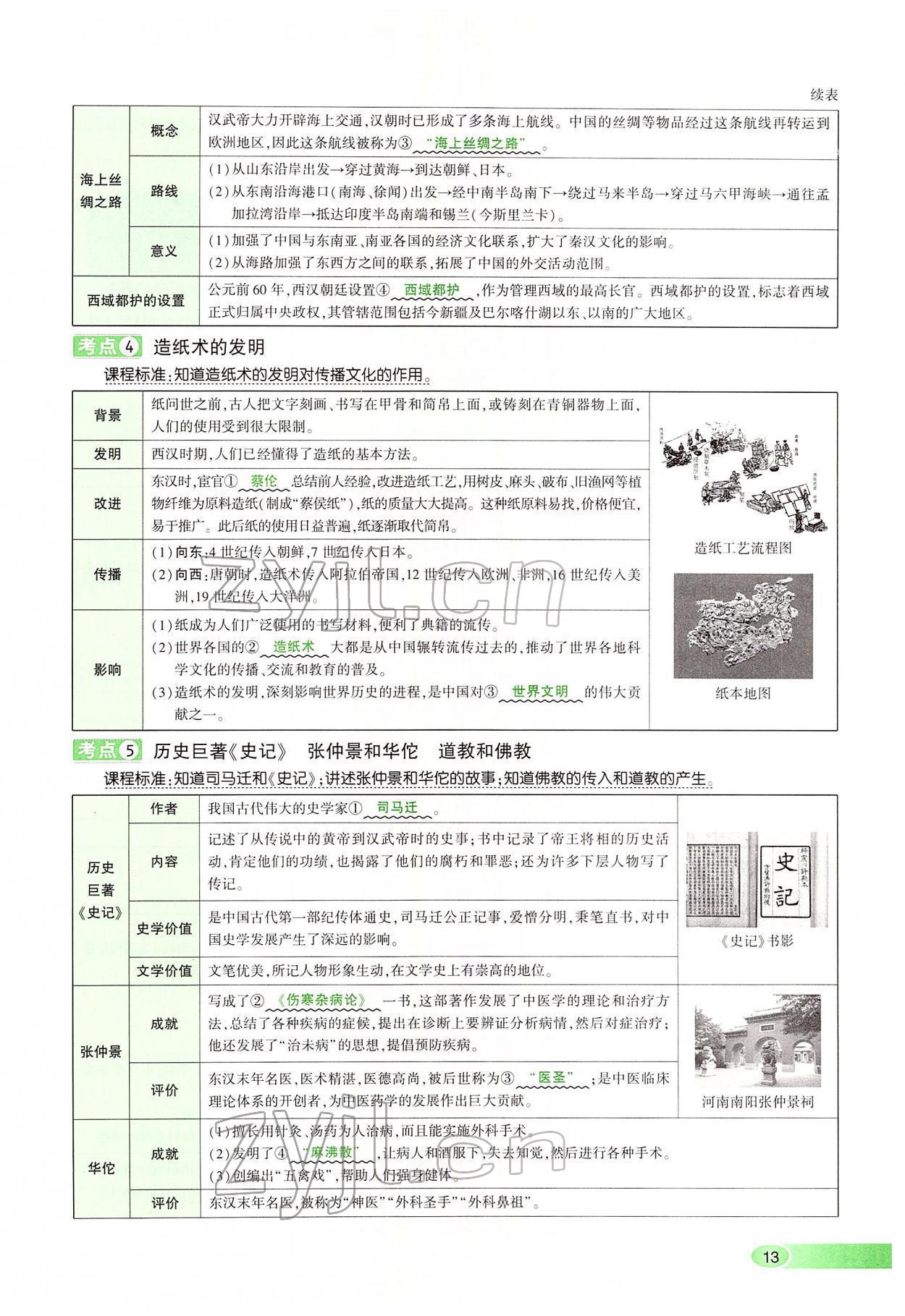 2022年河南中考命题非常解读历史&nbsp;第13页