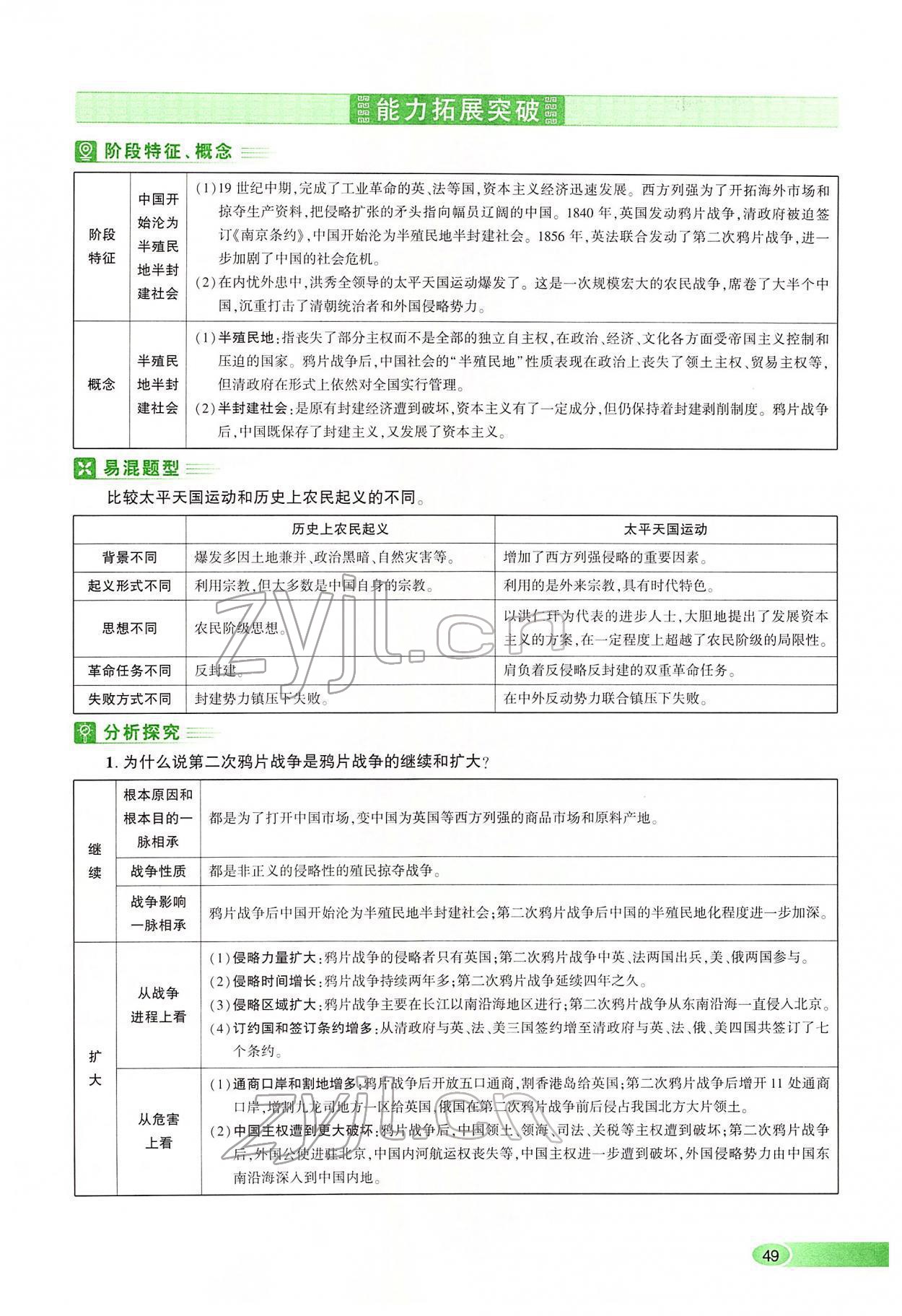 2022年河南中考命题非常解读历史&nbsp;第49页