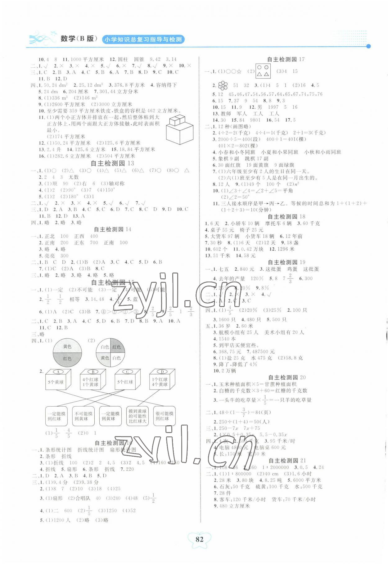 2022年大显身手小学知识总复习指导与检测数学B版河池专版&nbsp;第2页