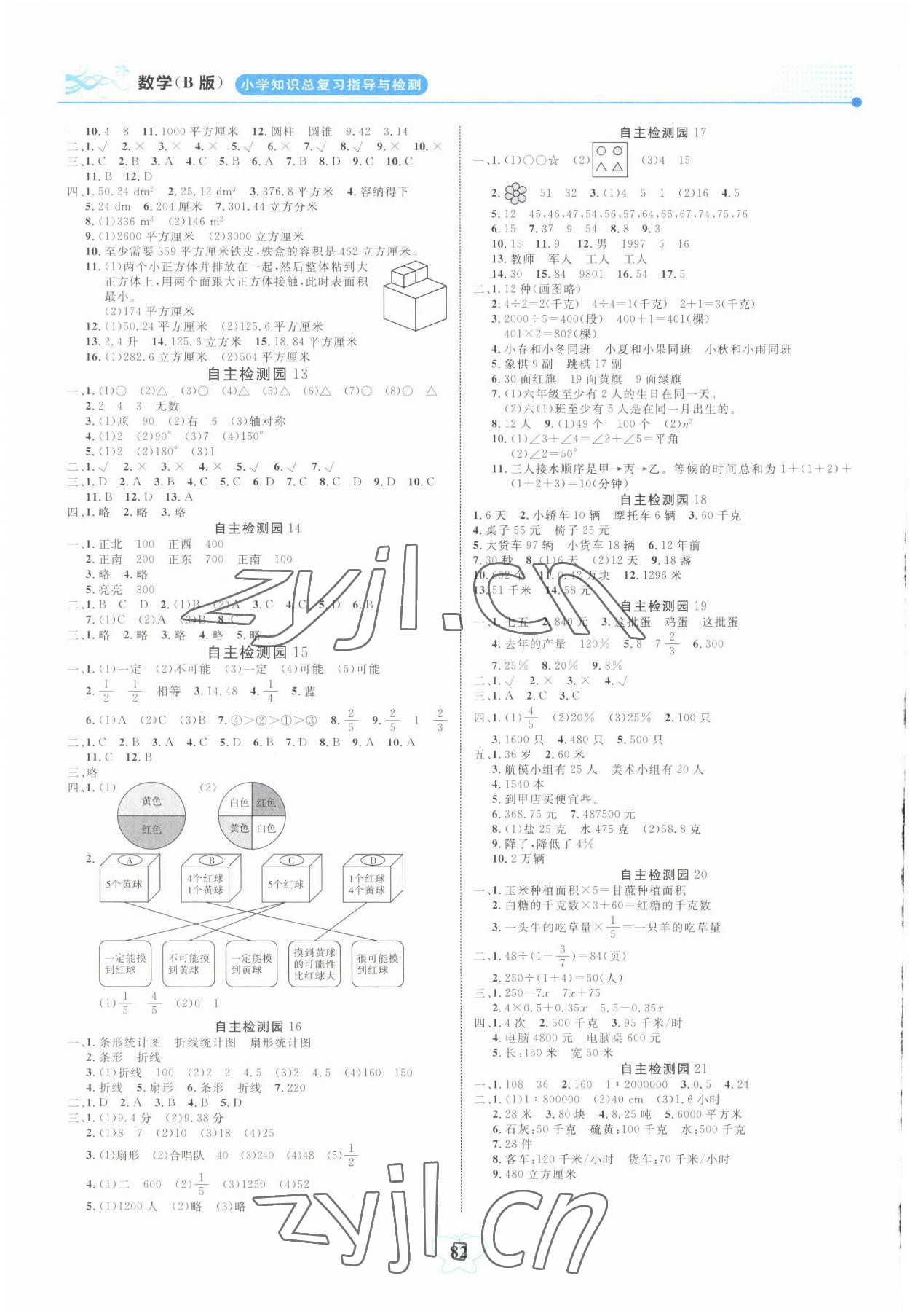 2022年大显身手小学知识总复习指导与检测数学B版百色专版&nbsp;第2页