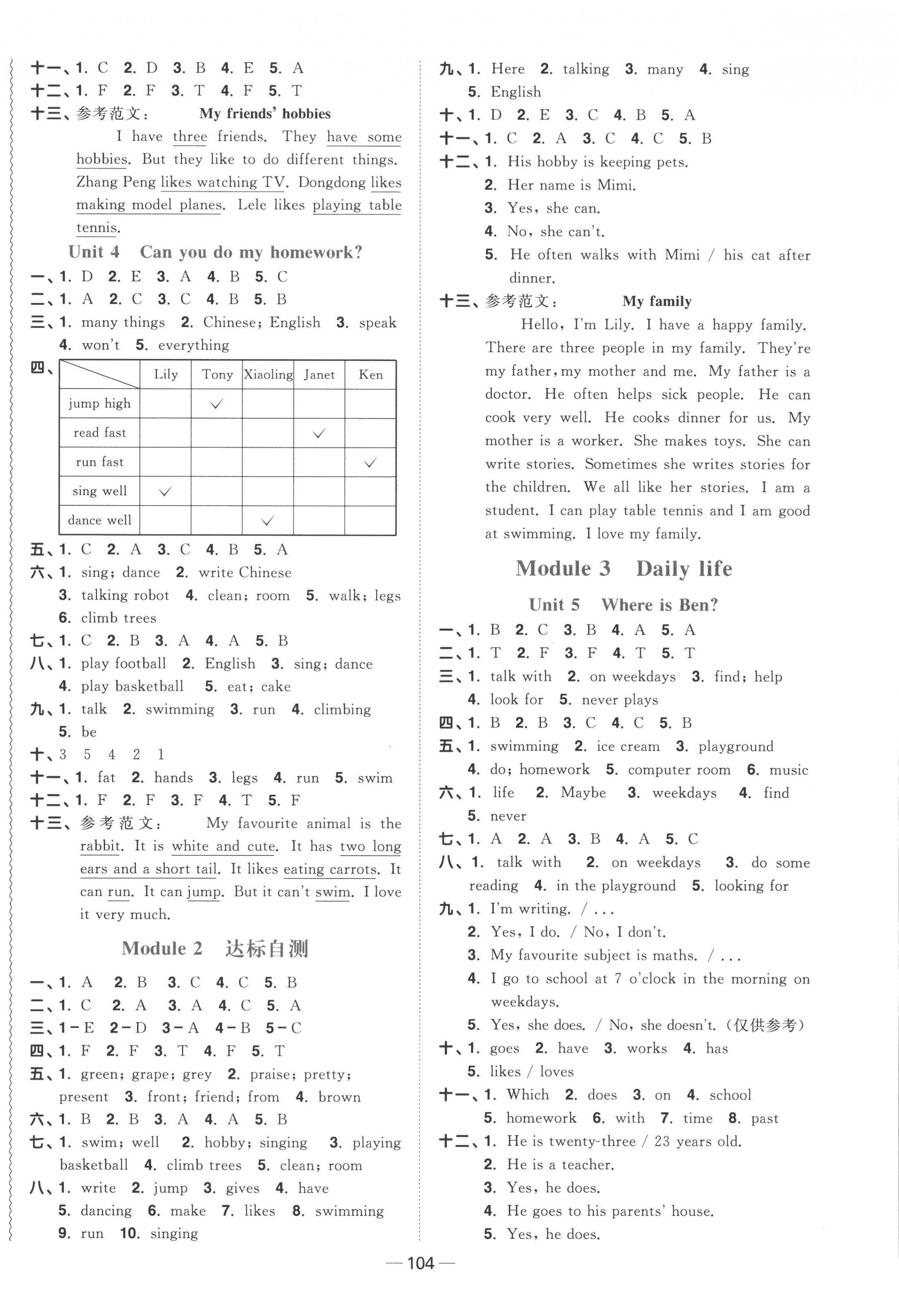 2022年阳光同学课时优化作业五年级英语上册教育科学版&nbsp;第2页