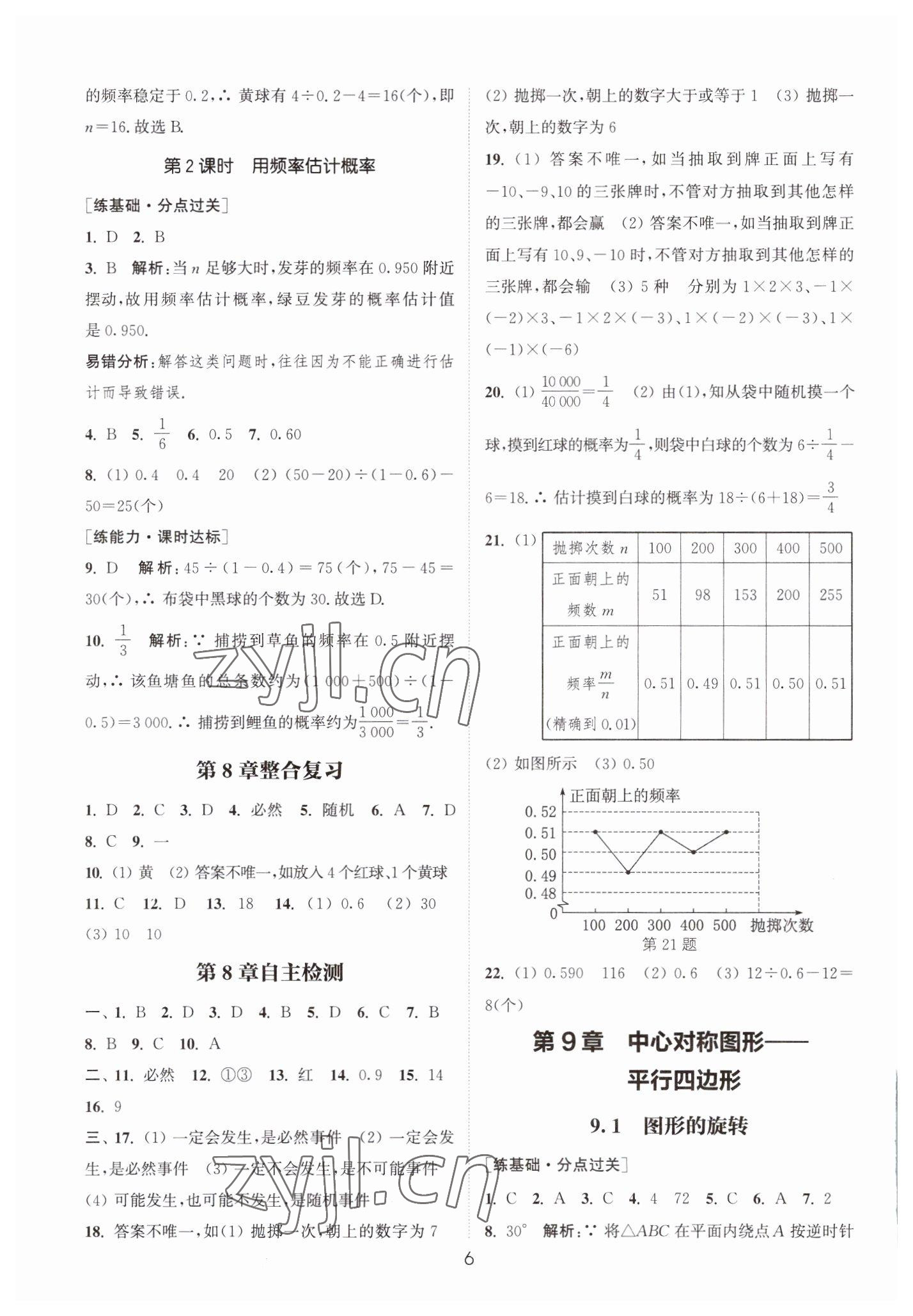 2023年通城学典小题精练八年级数学下册苏科版&nbsp;第6页