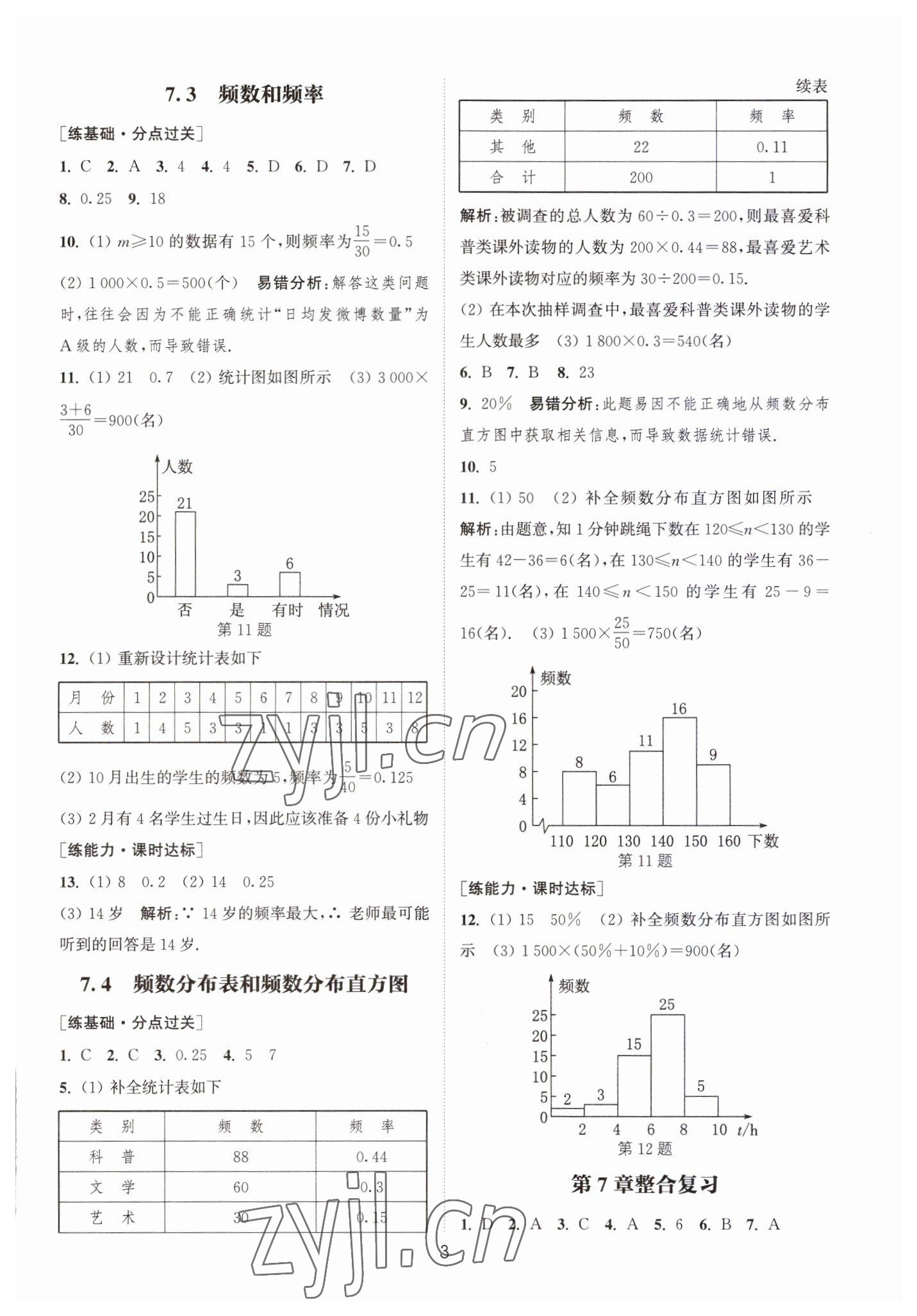 2023年通城学典小题精练八年级数学下册苏科版&nbsp;第3页