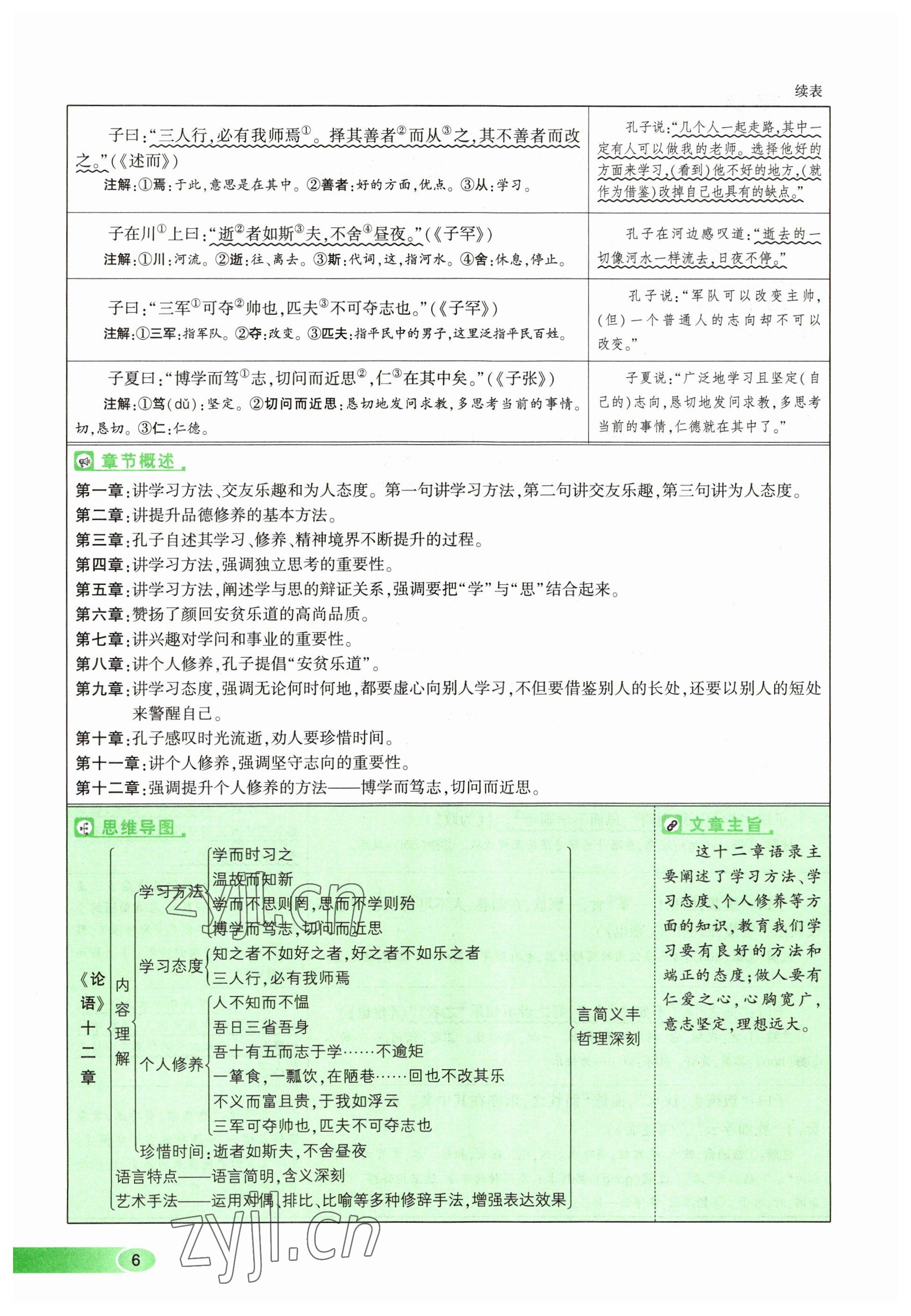 2023年河南中考命题非常解读语文&nbsp;参考答案第6页