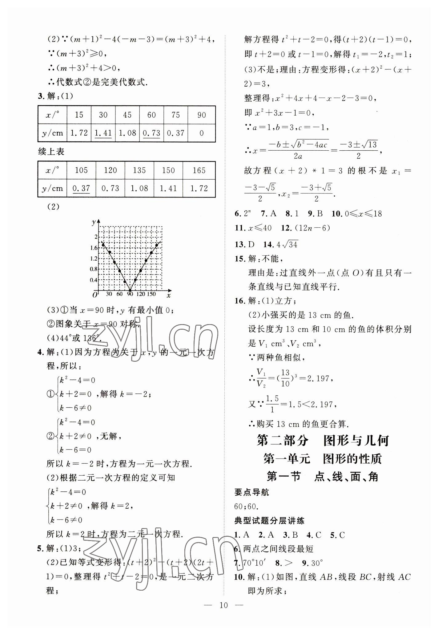 2023年贵州新中考导学数学&nbsp;第10页