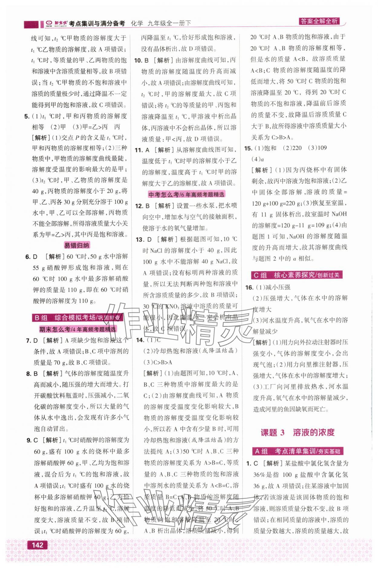 2025年九年级化学下册人教版&nbsp;第12页