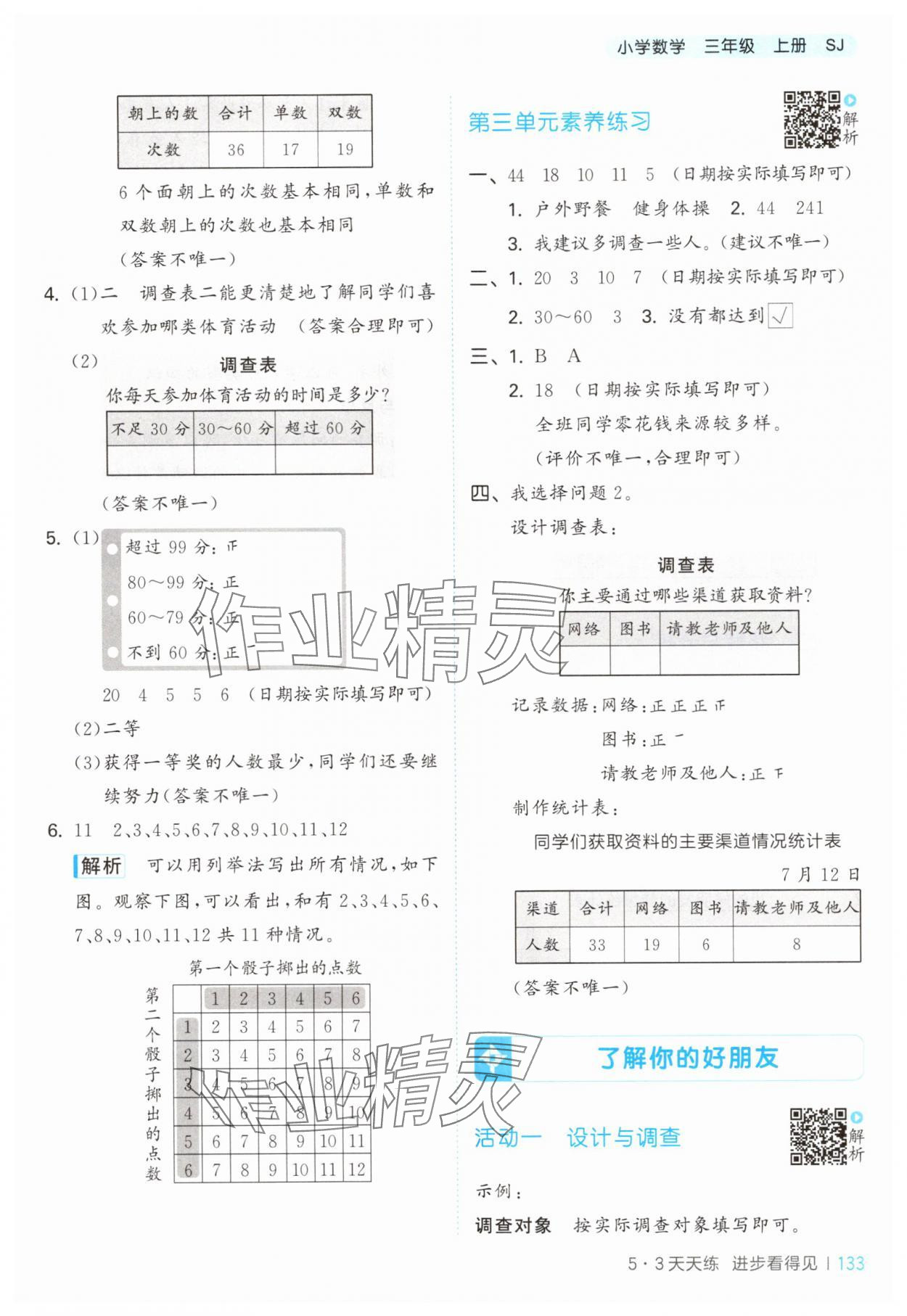 2025年53天天练三年级数学上册苏教版&nbsp;第9页