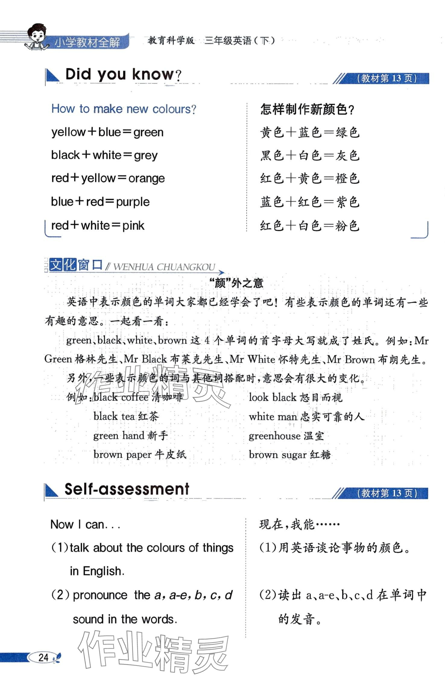 2024年教材课本三年级英语下册教科版&nbsp;第24页