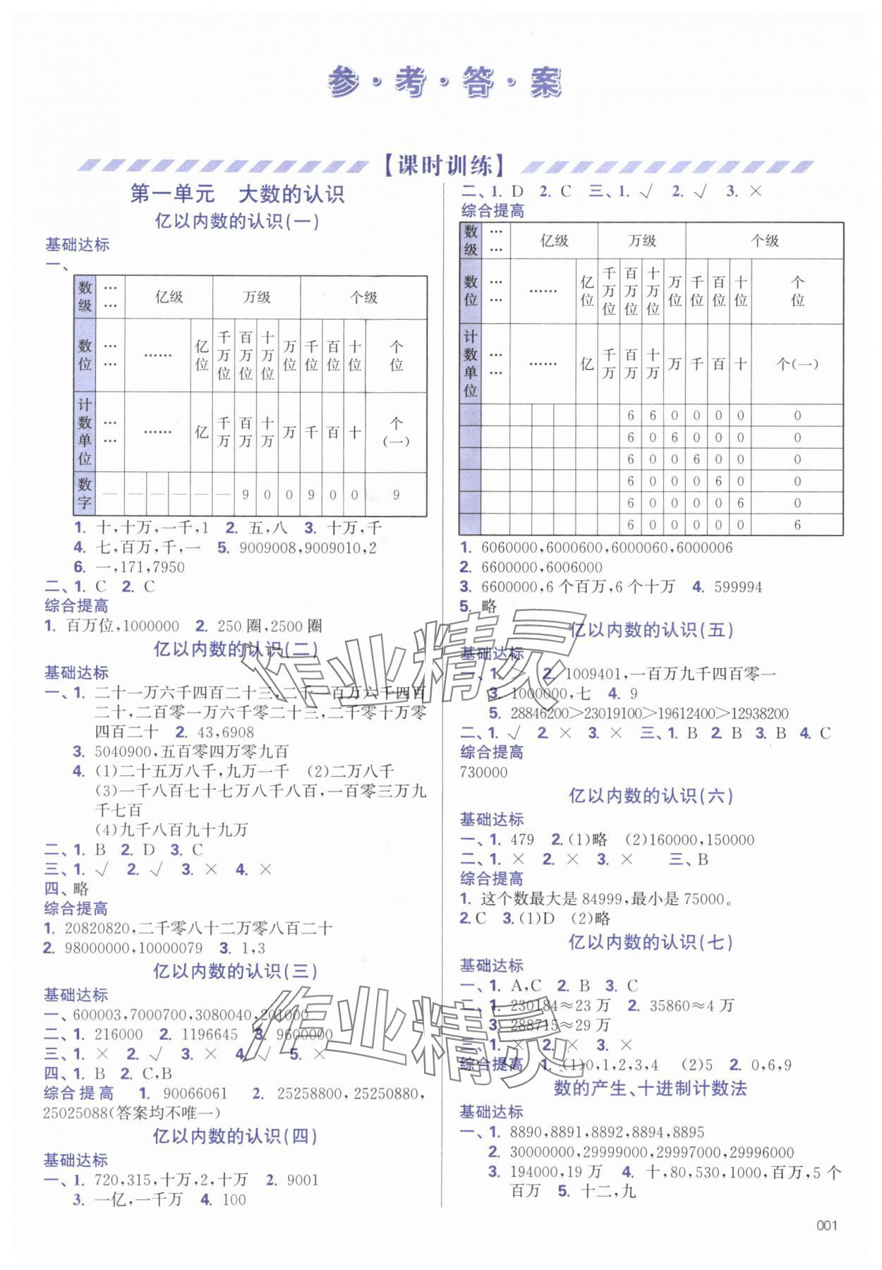 2025年学习质量监测四年级数学上册人教版&nbsp;第1页