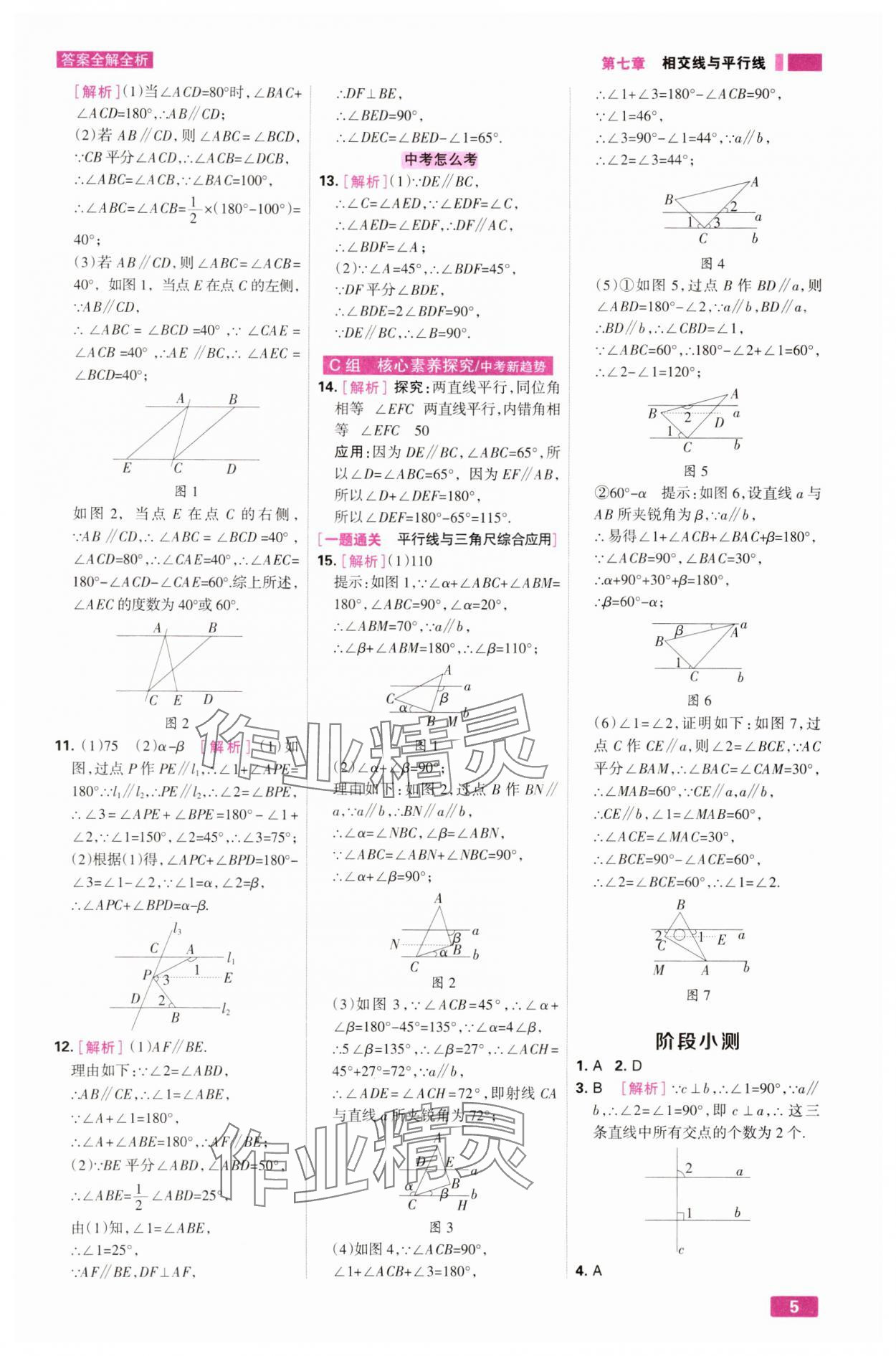 2025年考点集训与满分备考七年级数学下册人教版&nbsp;第5页