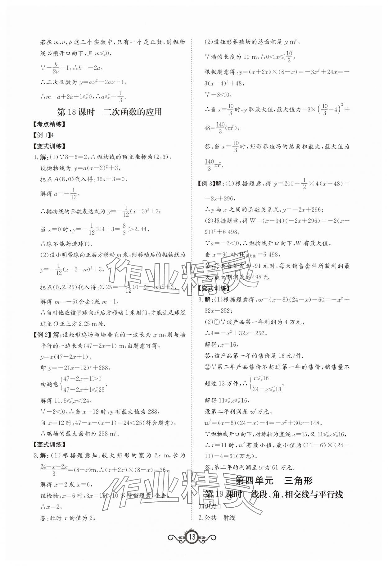 2024年中考先锋中考总复习数学&nbsp;第13页